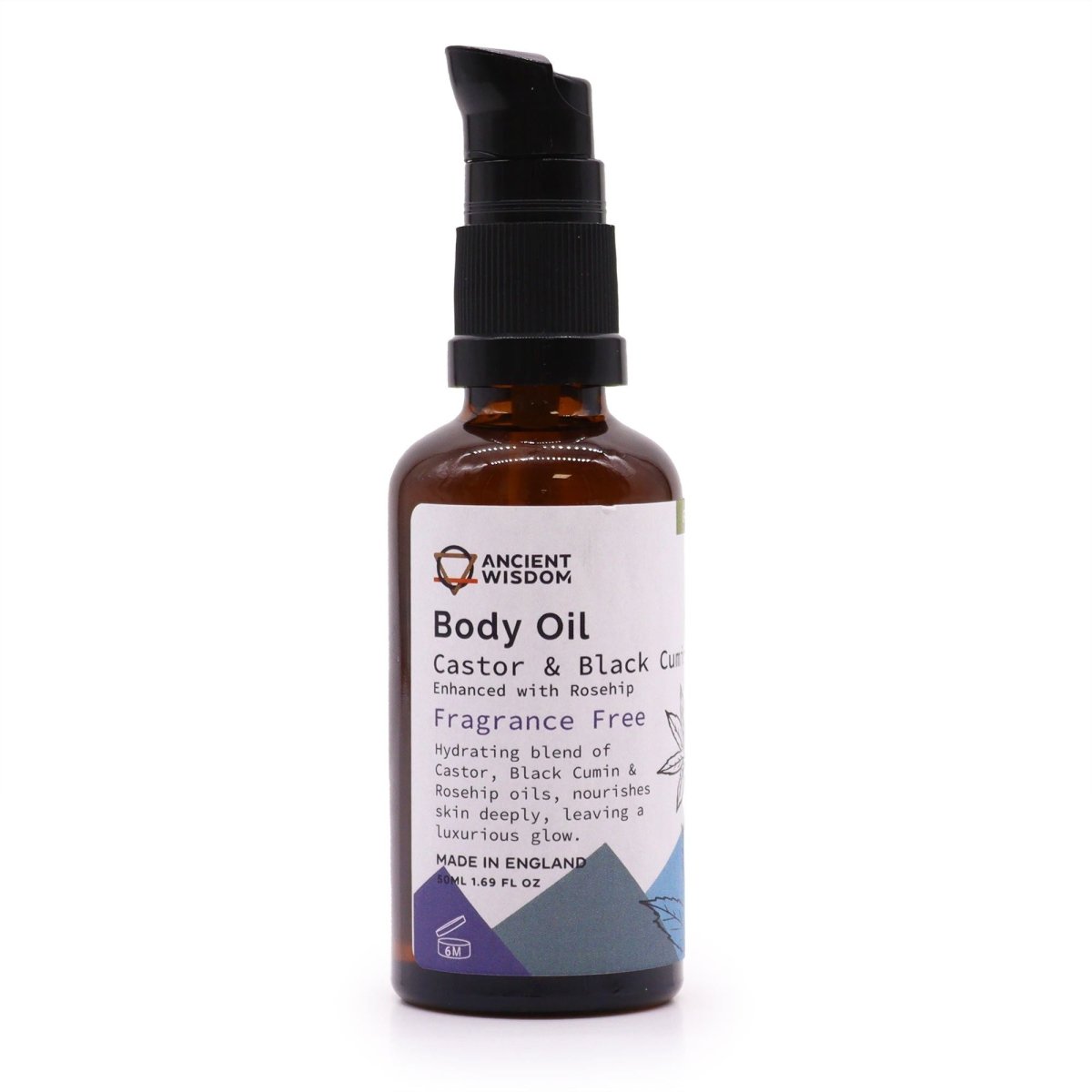 Organic Body Oil 50ml - Rosehip (Unfragranced)Organic Body OilsHeart Notes