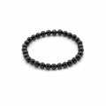 Gemstone Manifestation Bracelet - Black Agate - ProtectionGemstone Bracelets for ManifestationHeart Notes