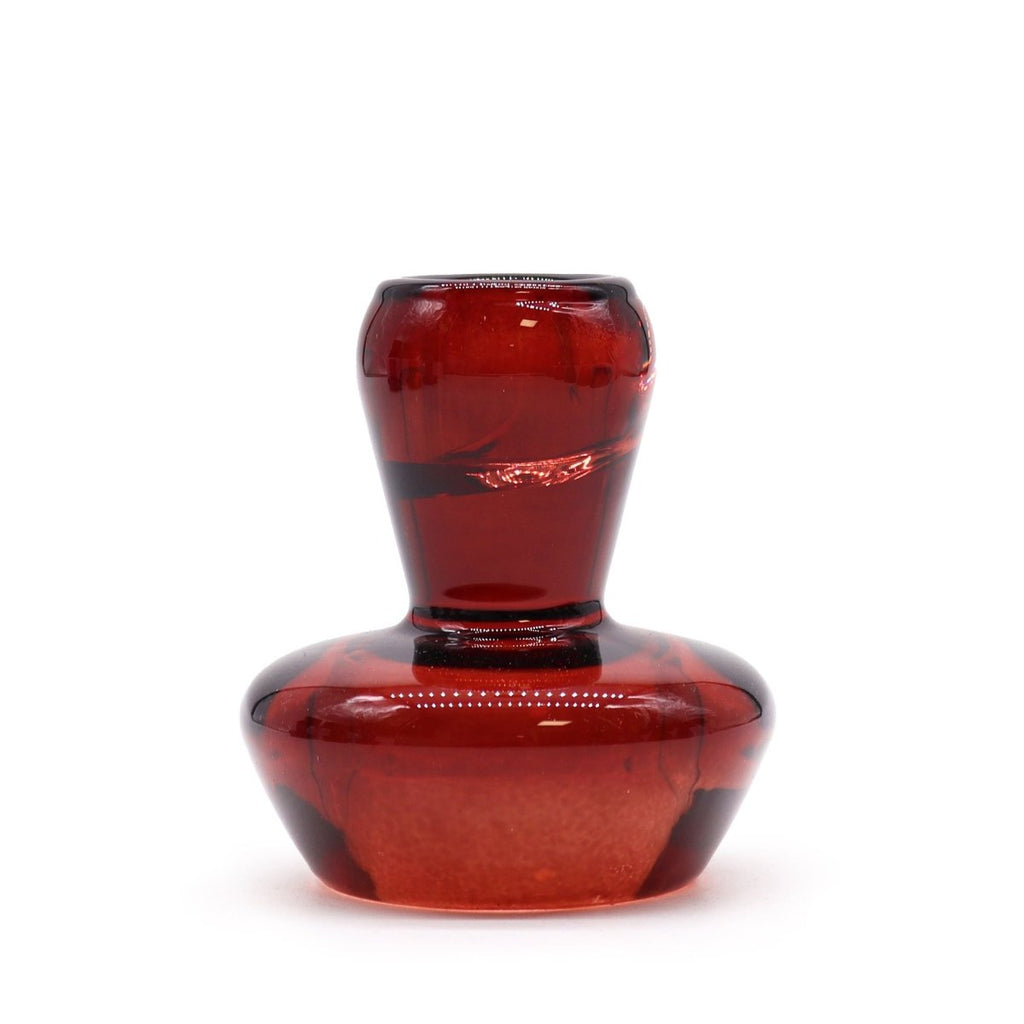 Mushroom Flip Dinner Candle / Tealight Holder - Vampire RedGlass Candle Holders & JarsHeart Notes