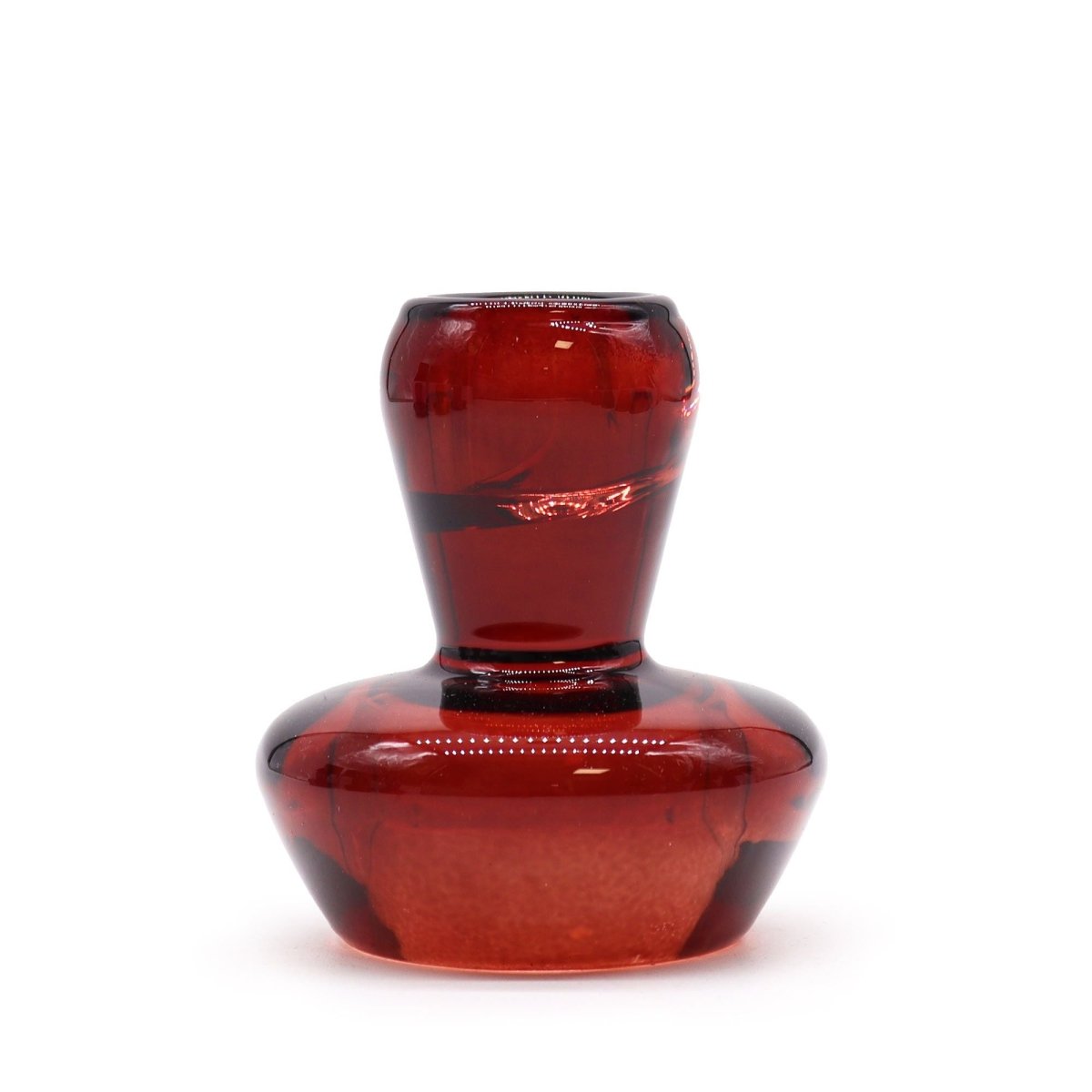 Mushroom Flip Dinner Candle / Tealight Holder - Vampire RedGlass Candle Holders & JarsHeart Notes