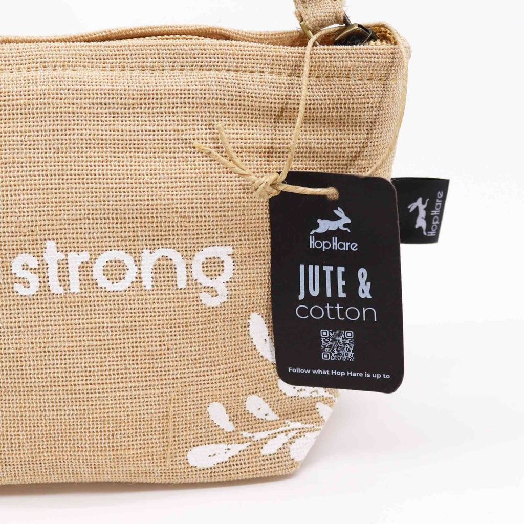 Hop Hare Pouch - I am StrongHop Hare PouchHeart Notes