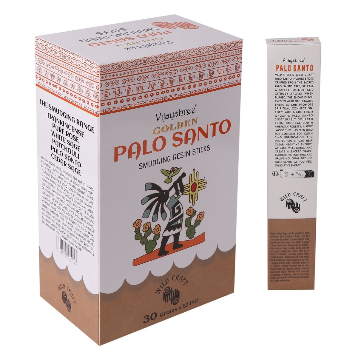 Golden Palo Santo Smudging Resin Sticks – 30gGolden Smudging Resin SticksHeart Notes