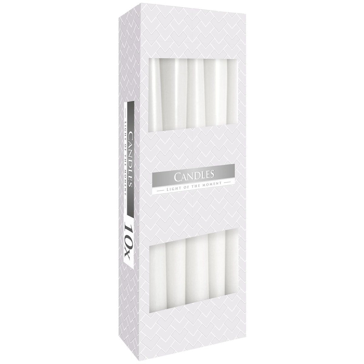 Taper Candle - WhiteTaper CandlesHeart Notes