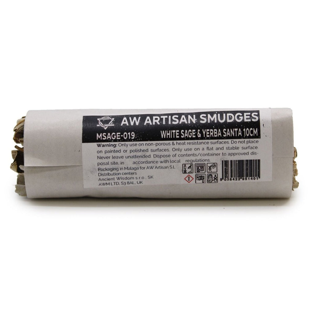 Smudge Stick - White Sage & Yerba Santa 10cmSmudge Sticks - individually wrappedHeart Notes