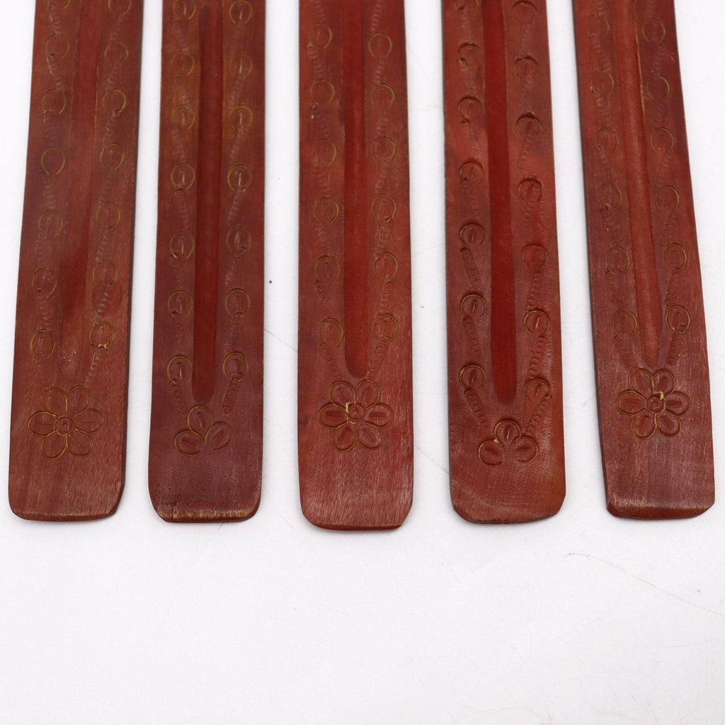 Carved Mango Wood Ashcatcher 10"Incense HoldersHeart Notes