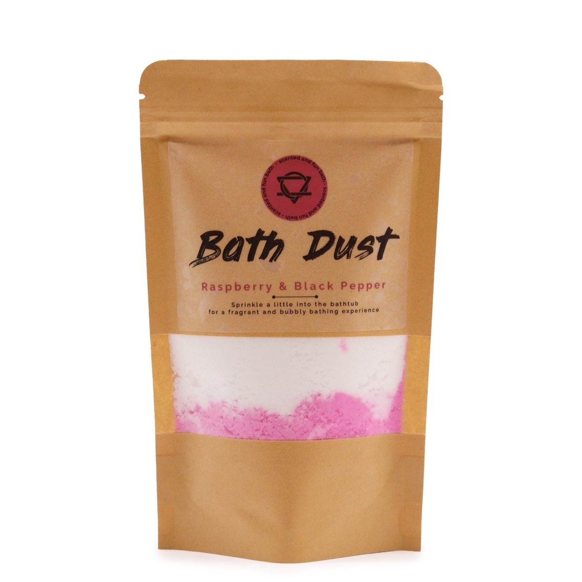 Raspberry & Black Pepper Bath Dust 190gBath Dust - 190gHeart Notes