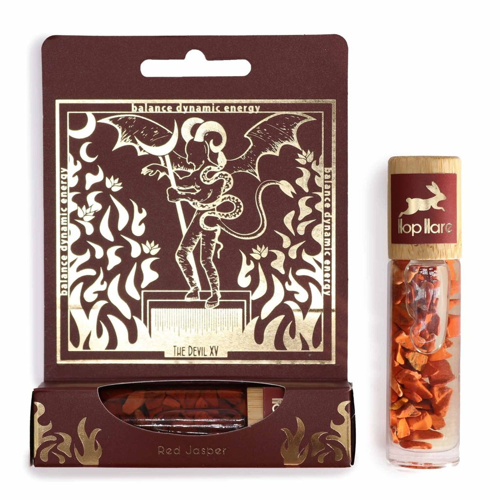 HH Tarot Roll On - The DevilHop Hare Essential Oil Gemstone Roll OnHeart Notes