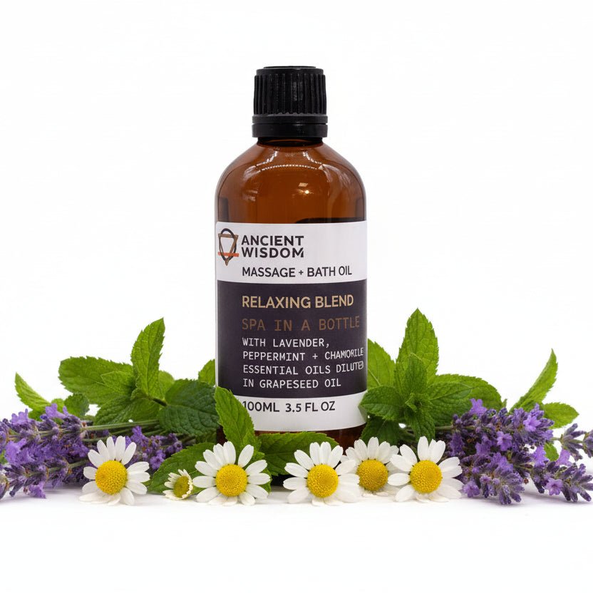 Relaxing Massage Oil - 100ml100 ML Bottle Massage OilsHeart Notes