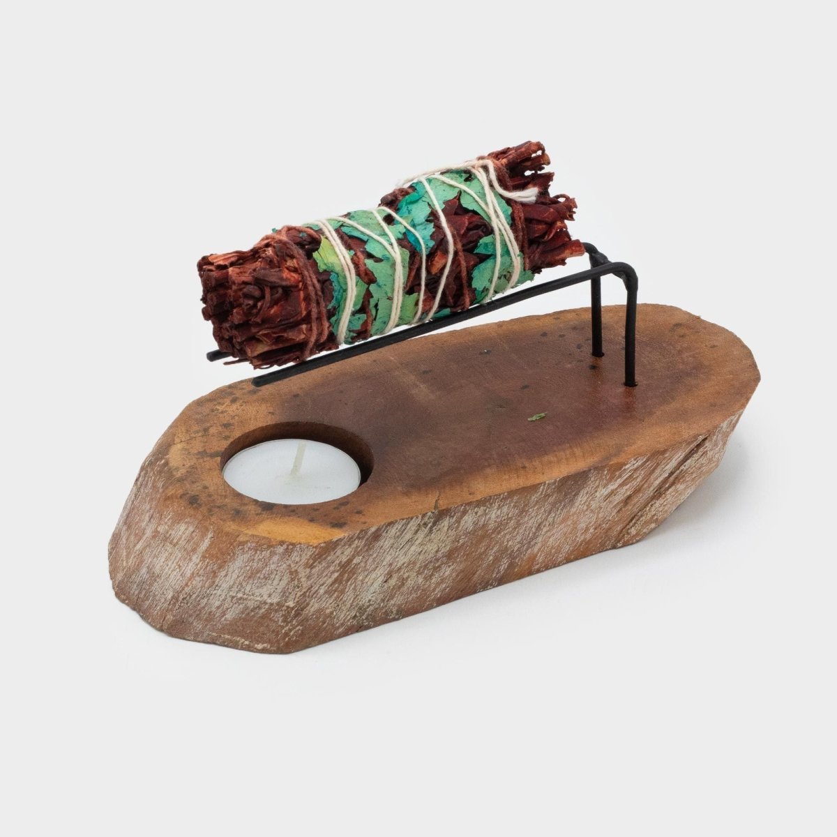 Palo Santo Heater - Whitewash Gamel WoodPalo Santo HeatersHeart Notes