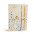 Lokta Mixed Blue Cotton Notebook – Medium (15x12cm) – 45 LeavesLokta Paper NotebooksHeart Notes
