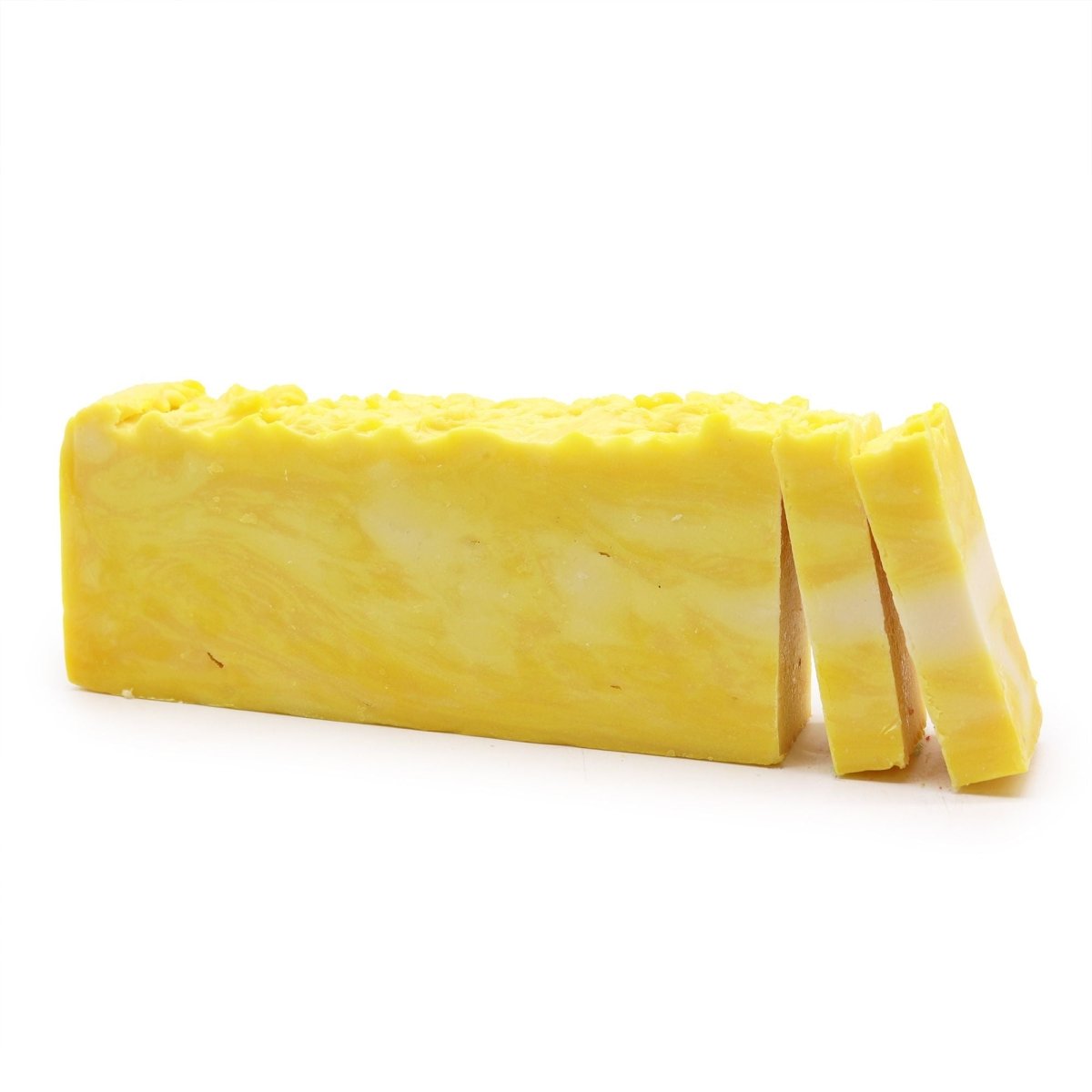 Lemon - Olive Oil Soap LoafArtisan Olive Oil Soaps 1.25kg and SlicesHeart Notes