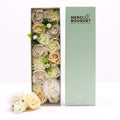 Long Box - Wedding Blessings - White & IvorySoap Flower Gift BoxesHeart Notes