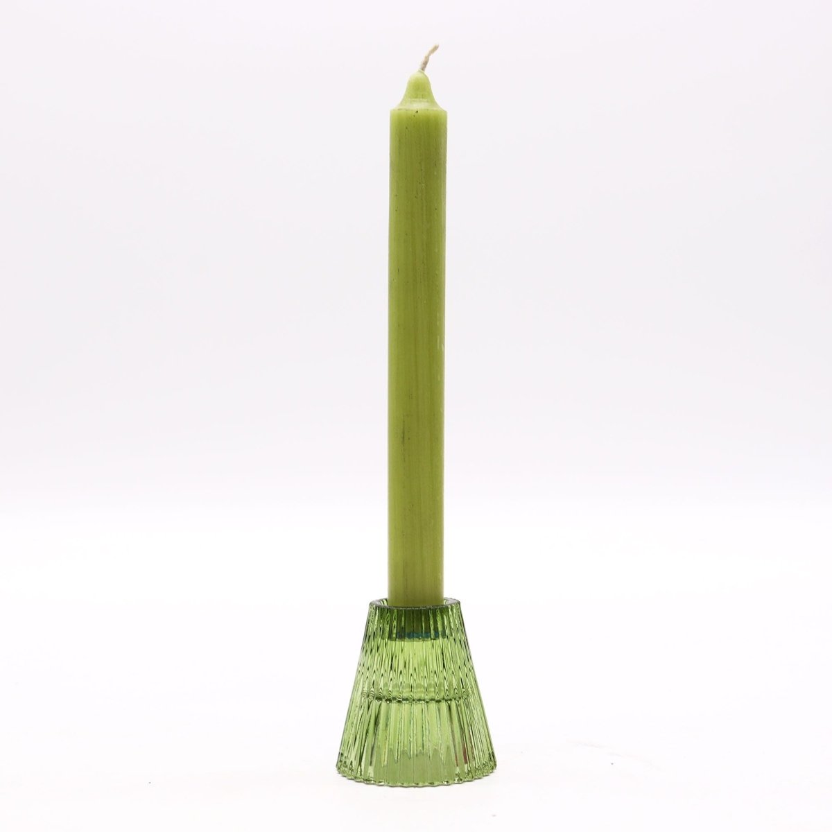 Flip Dinner Candle / Tealight Holder - Garden JadeGlass Candle Holders & JarsHeart Notes