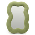 Soft Squiggly Mirror - Large Cloud - Moss Green (33.4x23.5x2.3cm)Soft Squiggly MirrorsHeart Notes