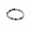 Gemstone Manifestation Bracelet - Olive Jade - HealingGemstone Bracelets for ManifestationHeart Notes