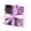 Set of 9 Soap Flower - Lavender RosesLuxury Soap FlowersHeart Notes