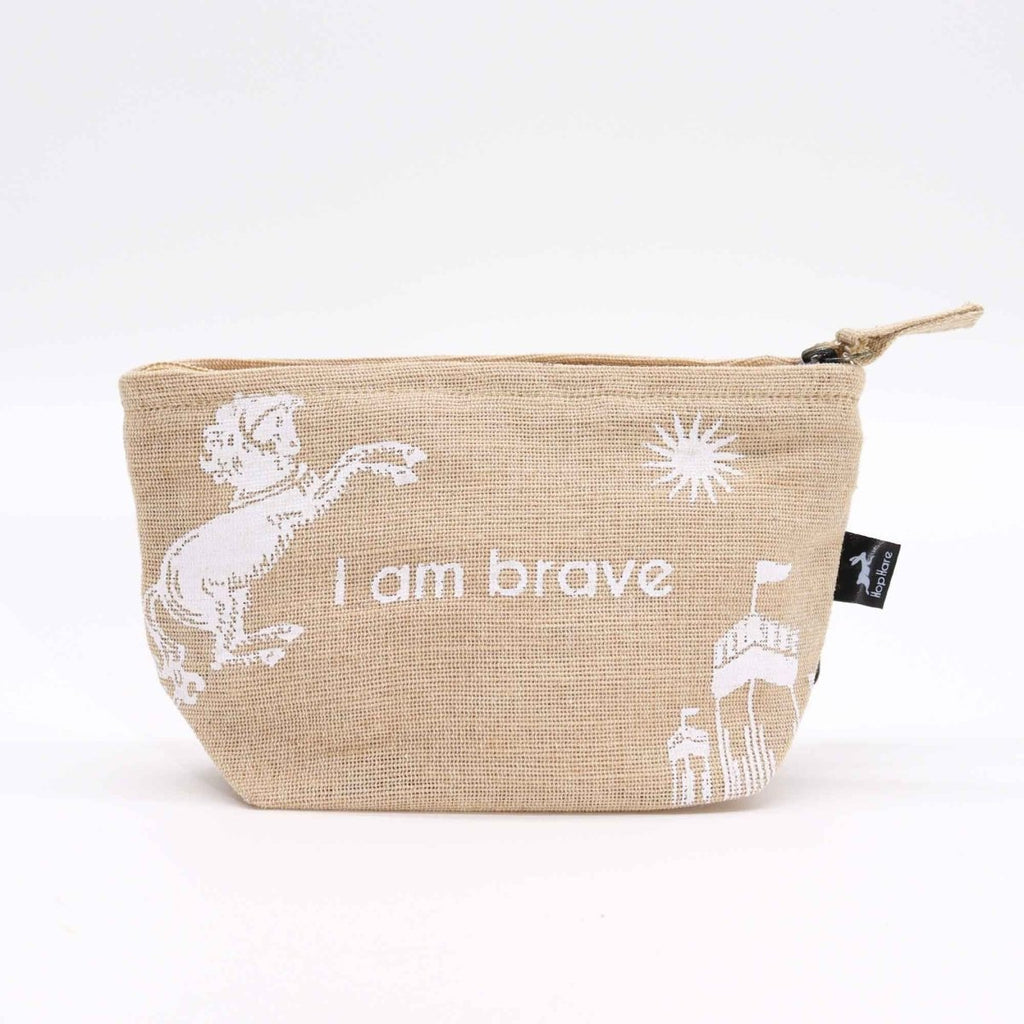 Hop Hare Pouch - I am BraveHop Hare PouchHeart Notes