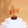 Mini Gemstone Tree On Wood Base - Carnelian (15 stones)Mini Gemstone TreesHeart Notes