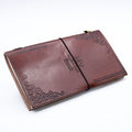 Handmade Leather Journal - My Bucket List Book - Brown (80 pages)Leather JournalsHeart Notes