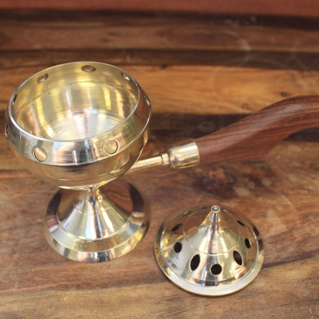 Plain Censer BurnerTraditional Brass Incense BurnersHeart Notes