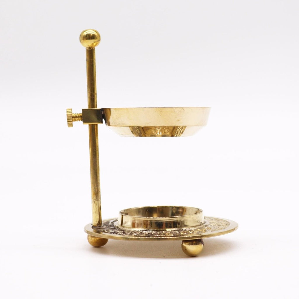 Brass Resin Incense Warmer - AdjustableBrass Resin Incense WarmersHeart Notes