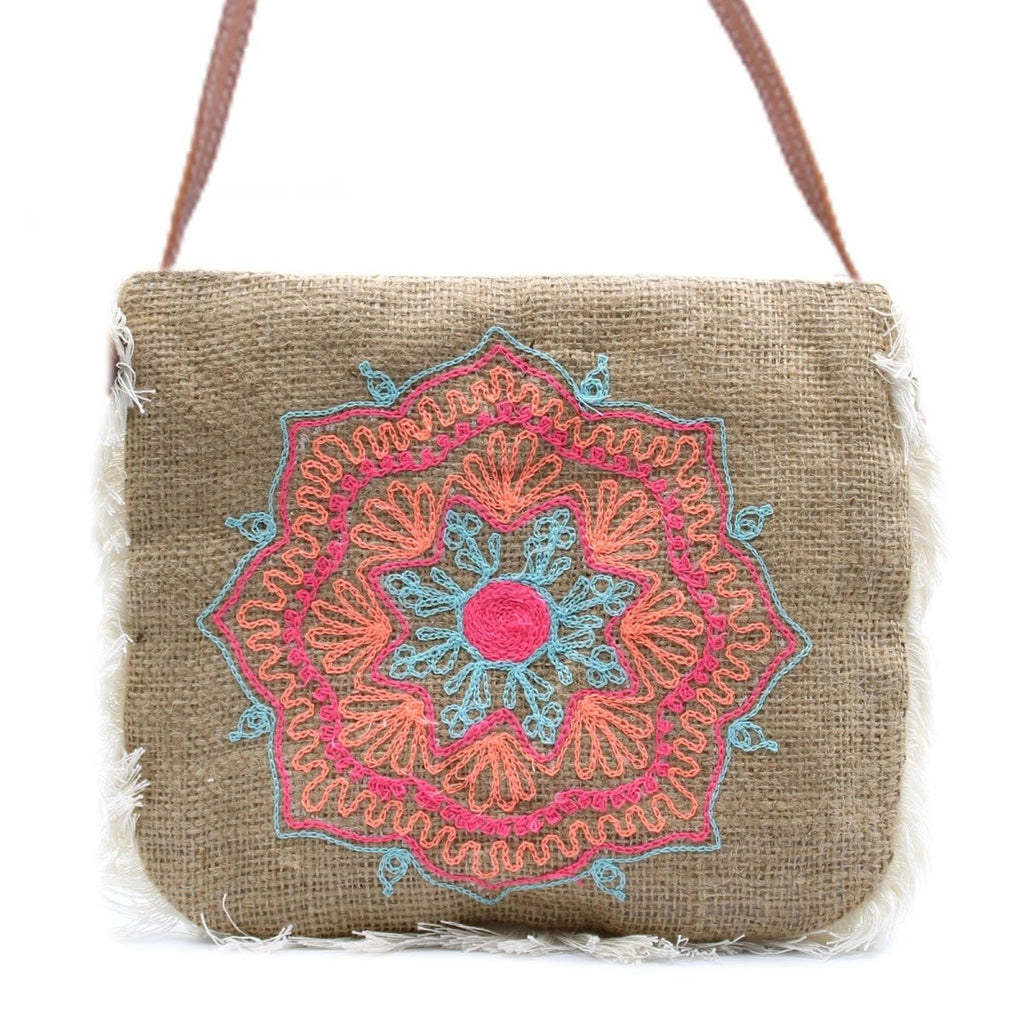 Fab Fringe Bag - Mandela EmbroideryFab Fringe BagsHeart Notes