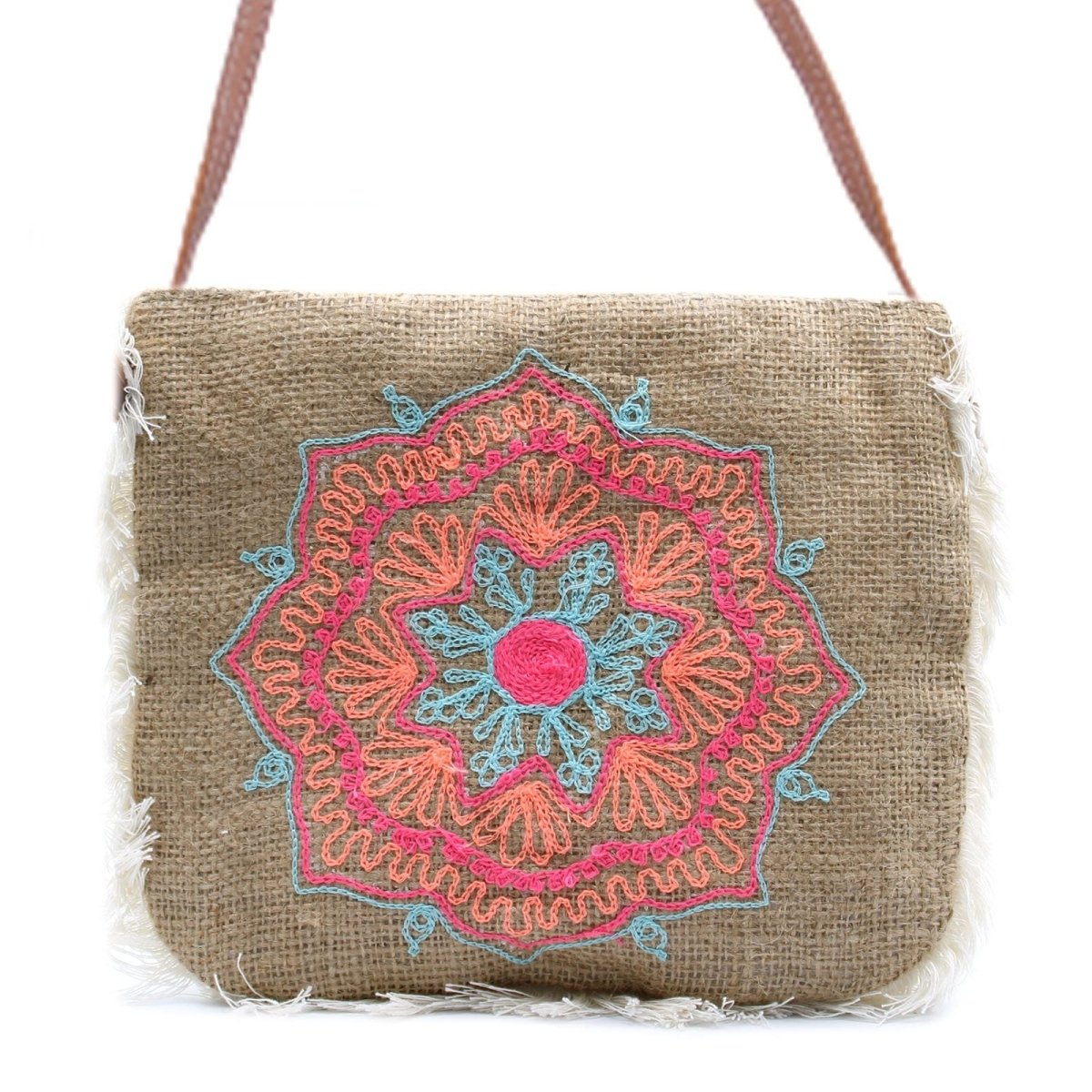 Fab Fringe Bag - Mandela EmbroideryFab Fringe BagsHeart Notes
