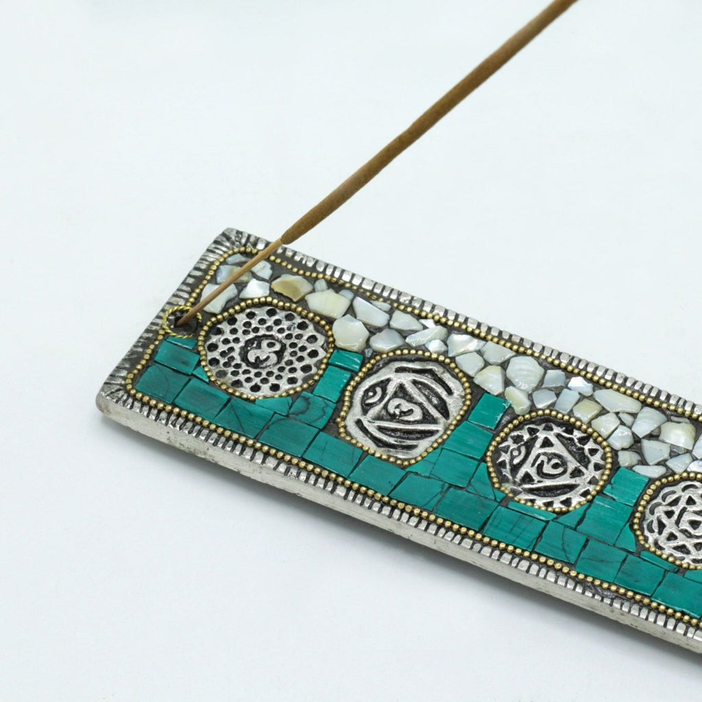 Seven Chakra Tibetan Decor Incense HolderTibetan Decor Incense HoldersHeart Notes