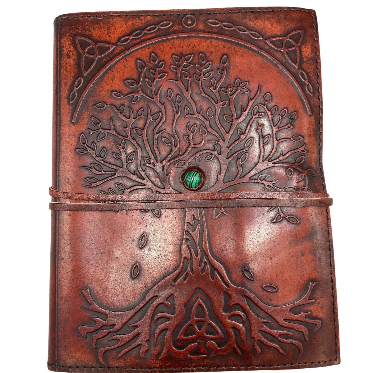 Large Tree of Life Leather Journal – 20x16x2cmLeather Notebooks – Vintage Style JournalsHeart Notes