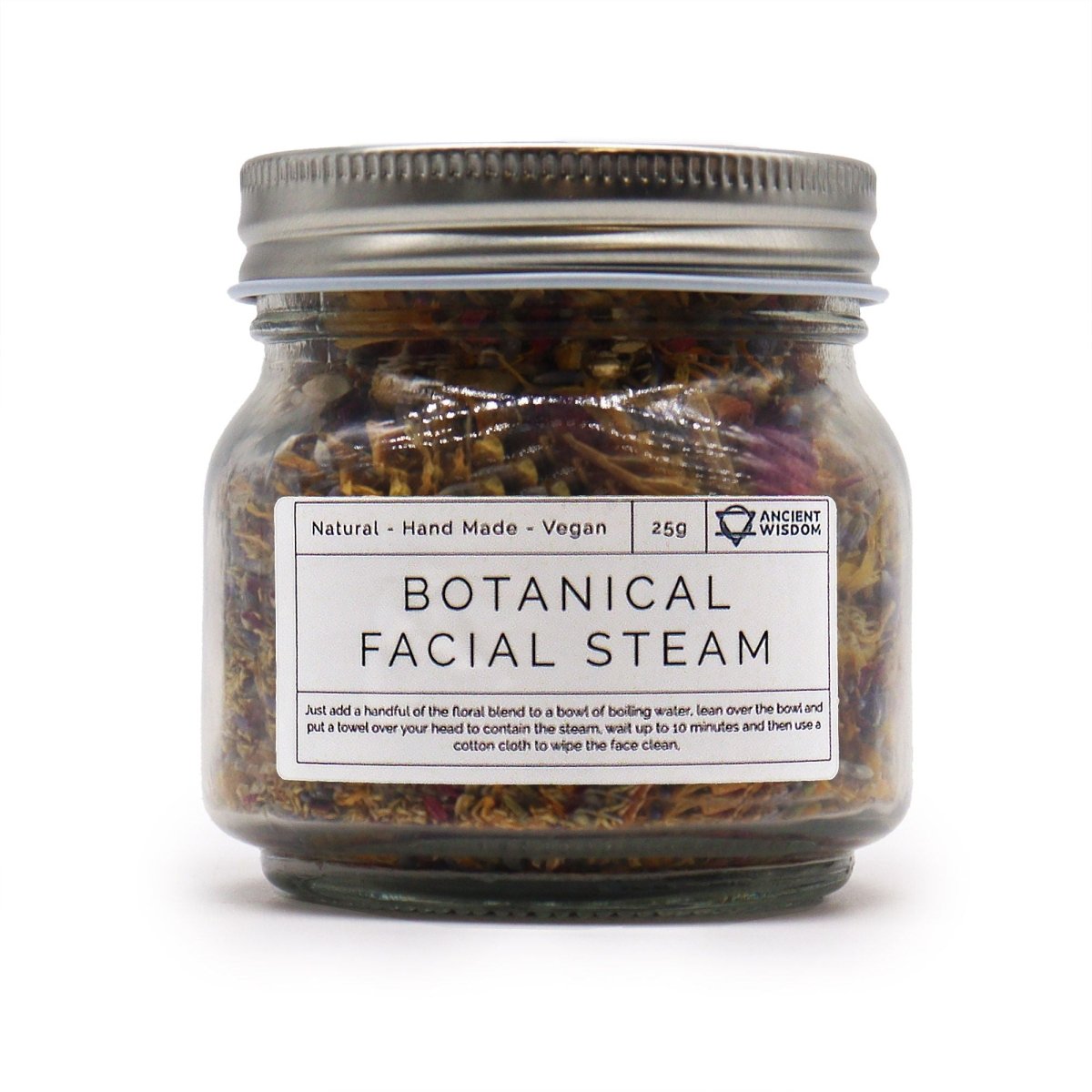 Botanical Facial Steam Blend - Natural 250gFloral Bath Soak & Facial Steam BlendHeart Notes