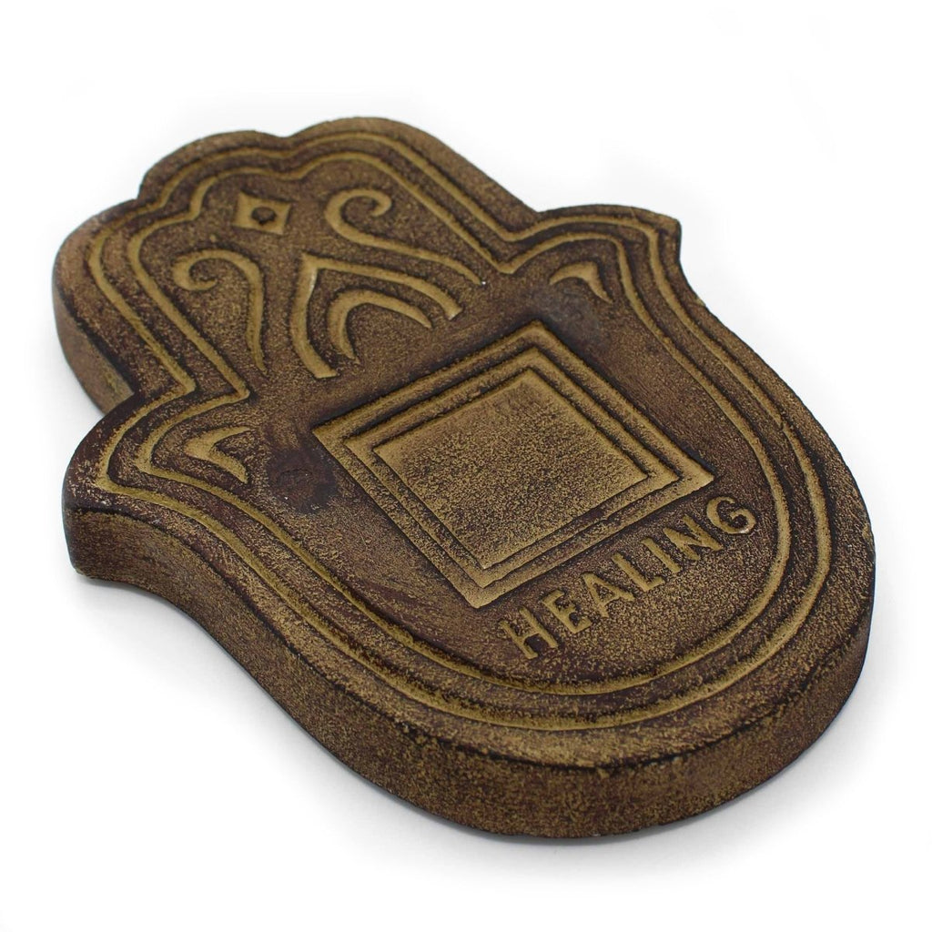 Healing Incense Plate - Antique Stone EffectHealing Incense PlatesHeart Notes