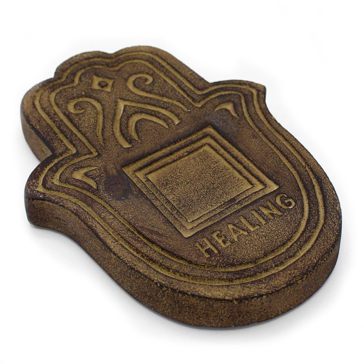 Healing Incense Plate - Antique Stone EffectHealing Incense PlatesHeart Notes