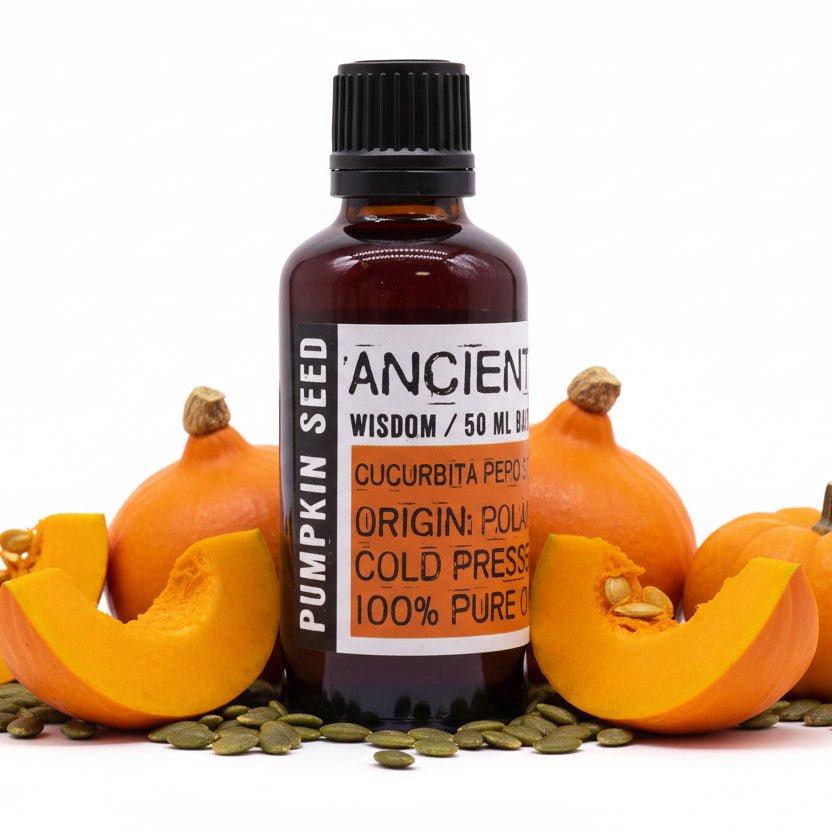 Pumpkin Seed Oil - 50mlBase Oils - 50ml Amber BottleHeart Notes
