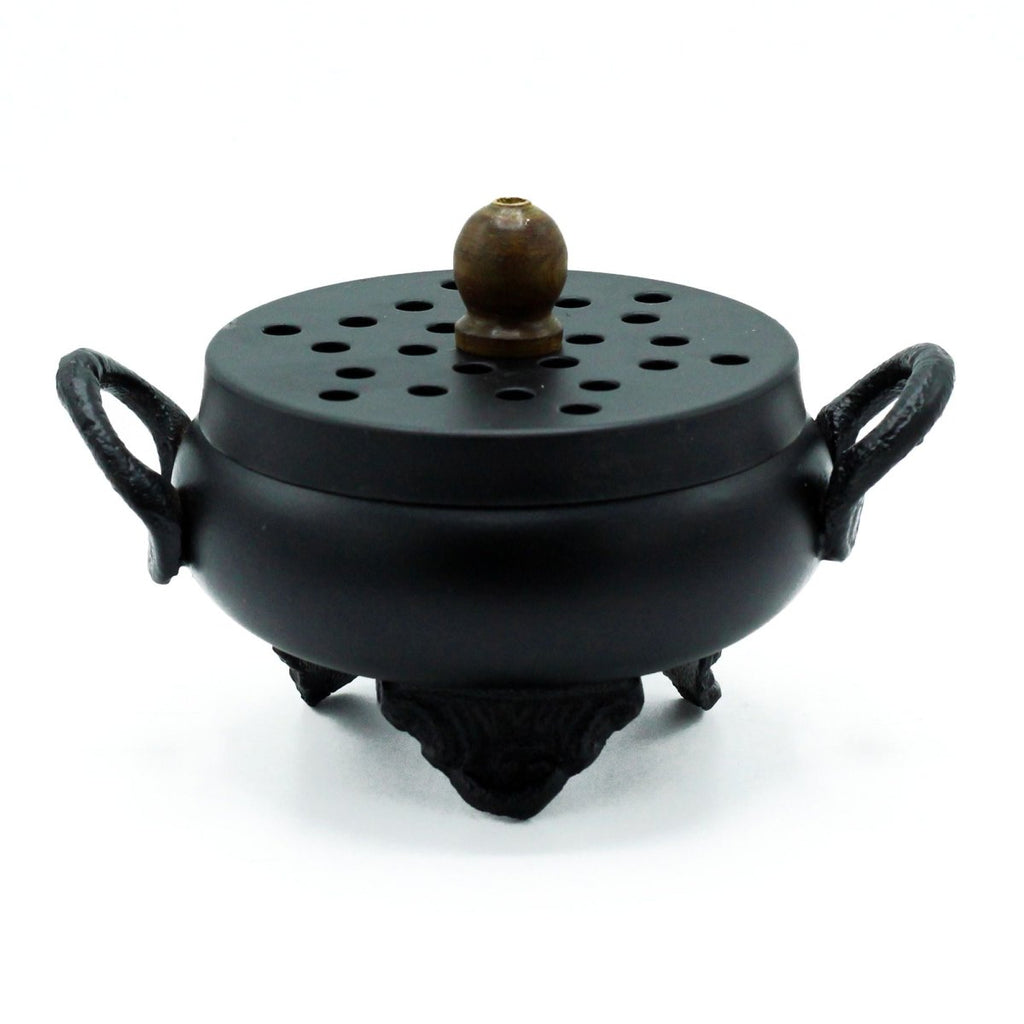 Classic Iron Cauldron BurnerTraditional Brass Incense BurnersHeart Notes