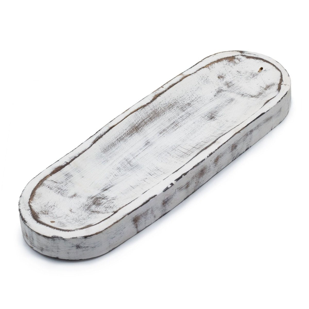 Large Incense Tray 30x10cm - Classic WhitewashIncense HoldersHeart Notes