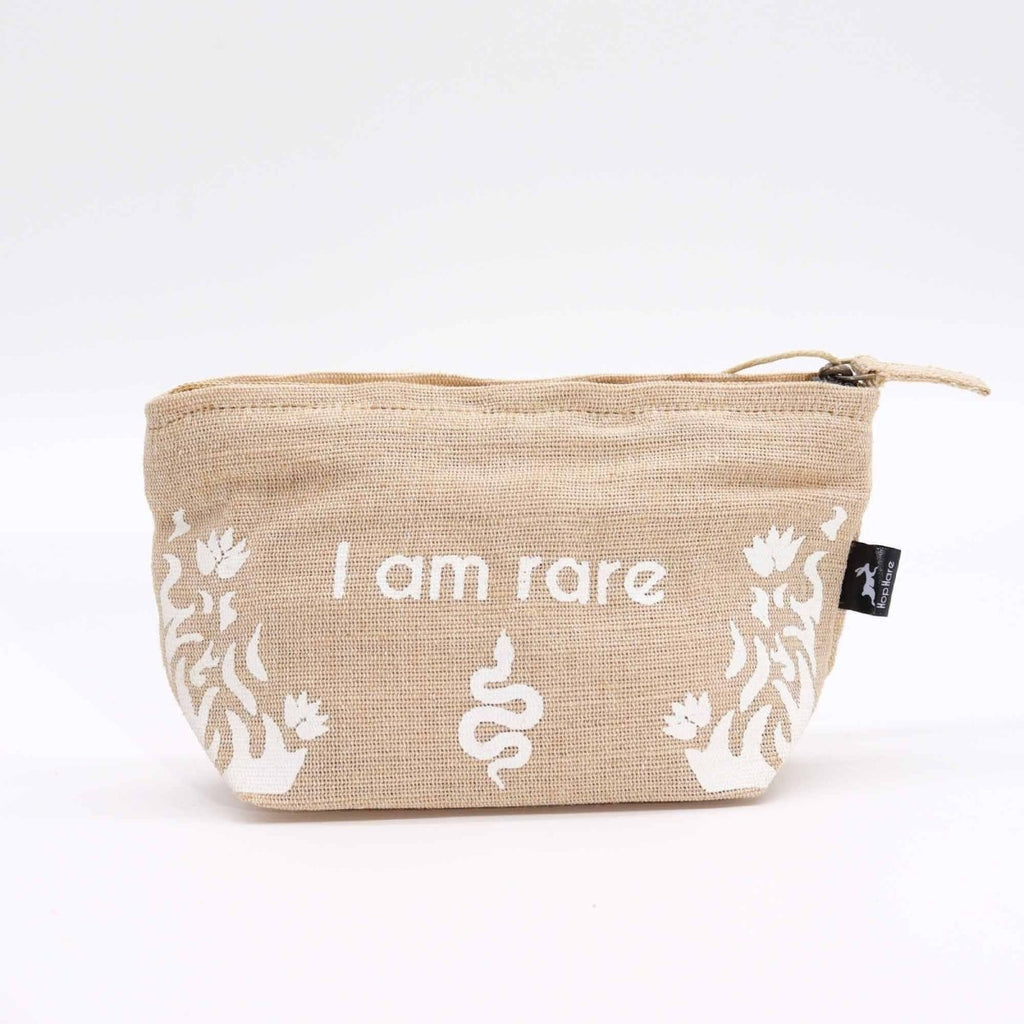 Hop Hare Pouch - I am RareHop Hare PouchHeart Notes