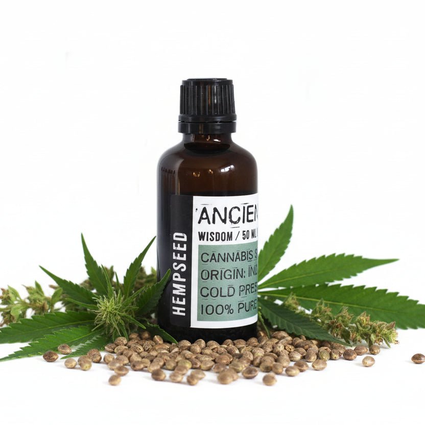 Hempseed Oil - 50mlBase Oils - 50ml Amber BottleHeart Notes