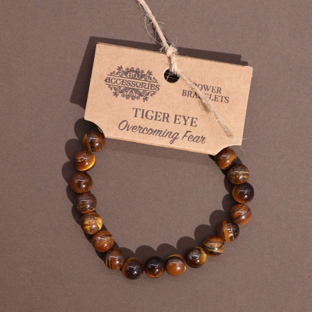 Power Bracelet - Tiger EyePower BraceletsHeart Notes
