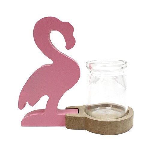 Hydroponic Home Décor - Pink Flamingo PotHydroponic Home DécorHeart Notes