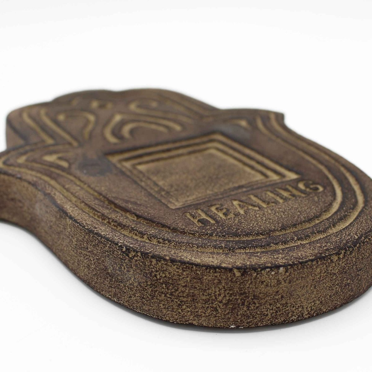 Healing Incense Plate - Antique Stone EffectHealing Incense PlatesHeart Notes