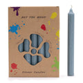 Solid Colour Dinner Candle Set - Pack of 21 - Rustic TealSolid Colour Dinner Candle SetHeart Notes