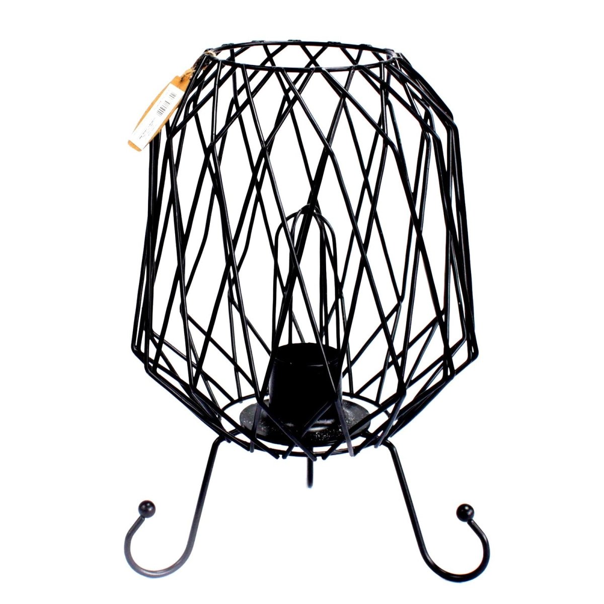 Mesh Industrial Iron Lamp, Cable and BulbSalt Rock Brazier SetsHeart Notes