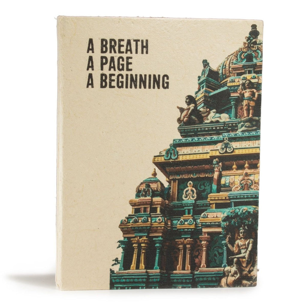 Lokta Inspiration Notebook – A Breath – Large (21x15cm) – 45 Leaves – Includes BookmarkLokta Paper NotebooksHeart Notes