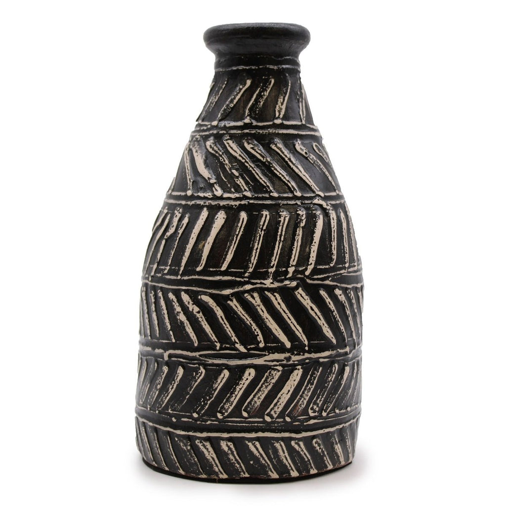 Greek Taper Vase - ChocolateBalinese Ceramic VasesHeart Notes