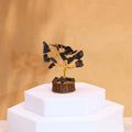 Mini Gemstone Tree On Wood Base - Black Agate (15 stones)Mini Gemstone TreesHeart Notes