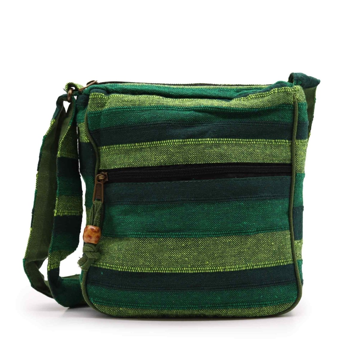 Lrg Nepal Sling Bag (Adjustable Strap) - Forest GreenNepal Sling BagHeart Notes