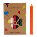 Solid Colour Dinner Candle Set - Pack of 21 - Mix of 7 ColoursSolid Colour Dinner Candle SetHeart Notes