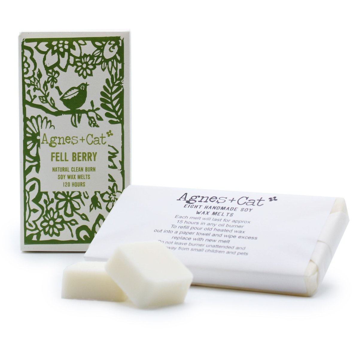 Agnes + Cat Box of 8 Wax Melts - Fell BerryAgnes + Cat Soy Wax MeltsHeart Notes
