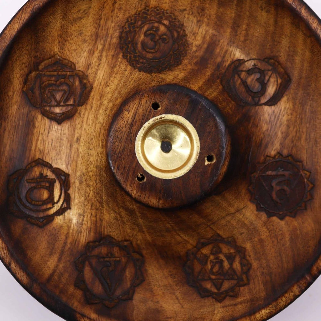 Incense Stick & Cone Burner Disc - 7 ChakraIncense HoldersHeart Notes