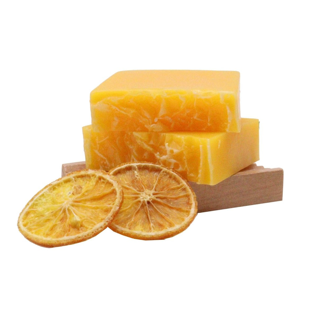 Mandarin & Honey Soap Bar - Approx 100gWild & Natural Hand - Crafted Soap 1.3kg and SlicesHeart Notes